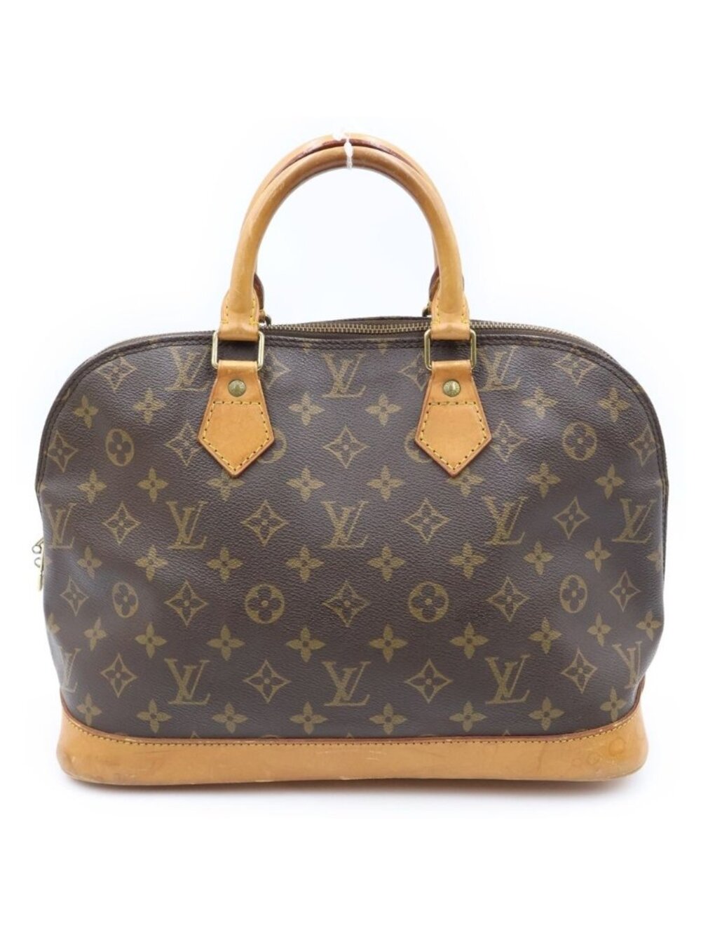 Louis Vuitton Alma PM Handbag Monogram Leather Brown